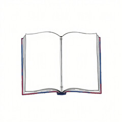 Open Book Blank Pages