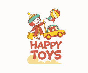 playful logo design for happy toys.eps.go.kr
