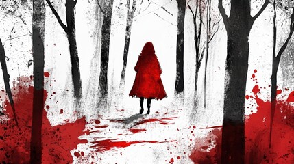 Red Hood in Bloody Forest, Dark Fairytale - Dark Fairytales