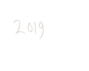 hand drawn lettering abstract font numeric number