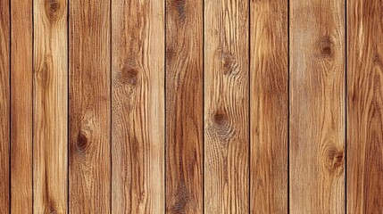 Fototapeta premium Seamless Brown Wooden Planks Texture Background