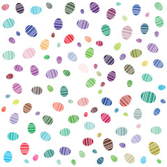 Colorful Abstract Background with Easter Egg Pattern