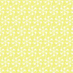 Ornament Seamless Golden Pattern Design. Elegant Gold Geometric Pattern Design for High-End Aesthetic Designs. Ideal Seamless Background for Sophisticated Projects.
