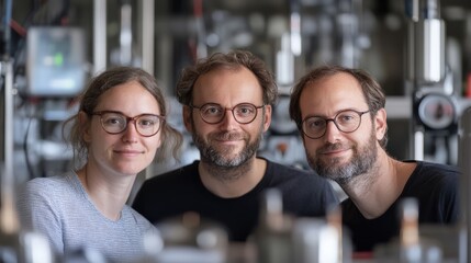 Diverse Team of Researchers in Laboratory: Innovative Scientists Collaborating in Cutting-edge Environmental Study Focused on Sustainable Solutions