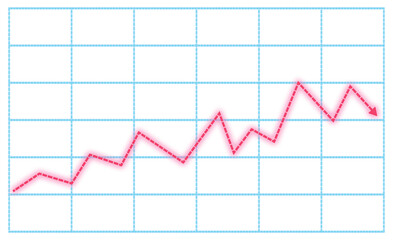 Financial graph, Business strategy, Business concept, Price increase, Price decrease