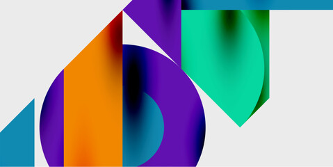 Vibrant abstract background circles with smooth gradients, creating a dynamic and modern design. Ideal for creative, tech, or contemporary-themed projects