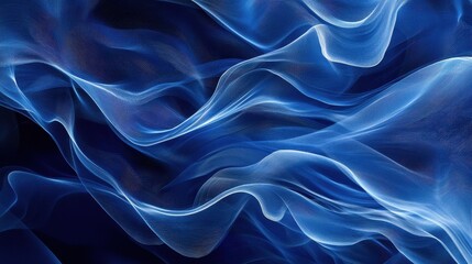 Obraz premium Abstract Blue Waves Of Light And Texture