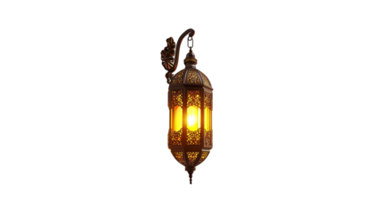 one hanging an islamic lantern png