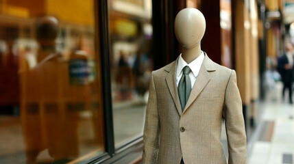 smart tailor suit on mannequin