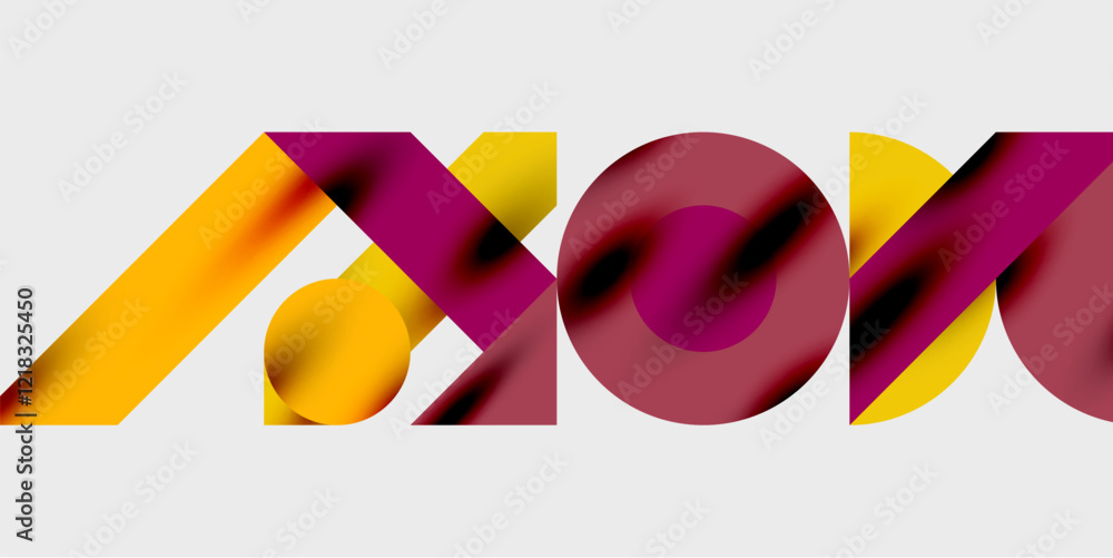 Leinwandbilder vibrant abstract background circles with smooth gradients, creating a dynamic and modern design. ide
