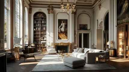 3d rendering of furnished home apartment