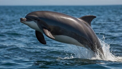 Porpoise and School of Fish: A Vibrant Underwater Dance