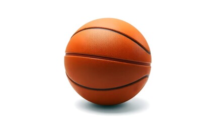 Obraz premium Basketball ball over white back, orange,play, background 