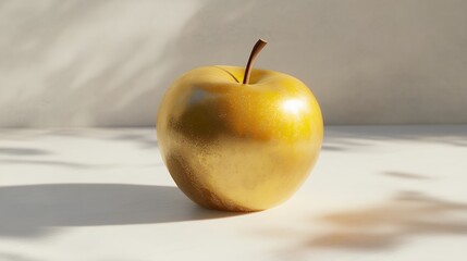 Golden Apple Still Life Photography Luxury Decor and Home Design