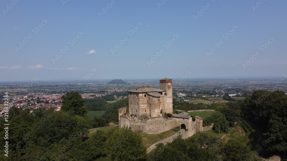 Canvas Prints The castle of Bagnolo, Piedmont, Italy