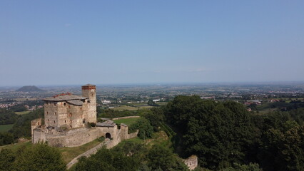 Fototapeta premium The castle of Bagnolo, Piedmont, Italy