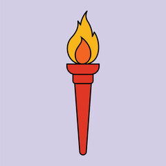 torch icon Illustration