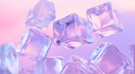 Obraz premium ice cubes