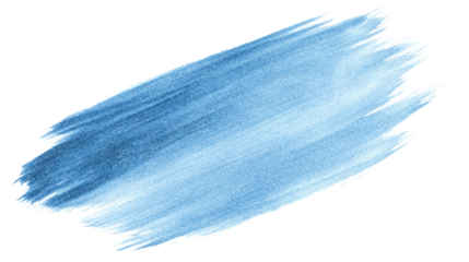 A beautiful watercolor brush stroke in shades of blue, perfect for adding a serene touch to any design project or artwork.