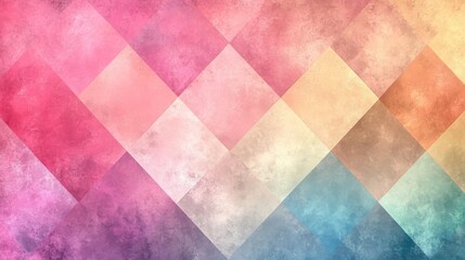 Abstract Pastel Diamond Pattern Background Design