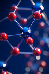 Illustration of Neutron as Stabilizing Force in Atomic Nucleus, Highlighted in Detailed Atomic Structure