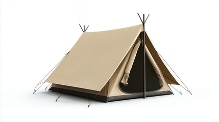 Beige Camping Tent Outdoor Adventure Gear