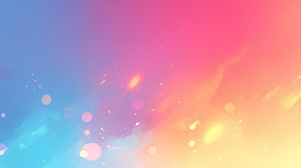 Fototapeta premium blended colors transitioning from blue to purple to pink to yellow, with light, watercolor-like textures