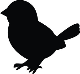 silhouette of a bird