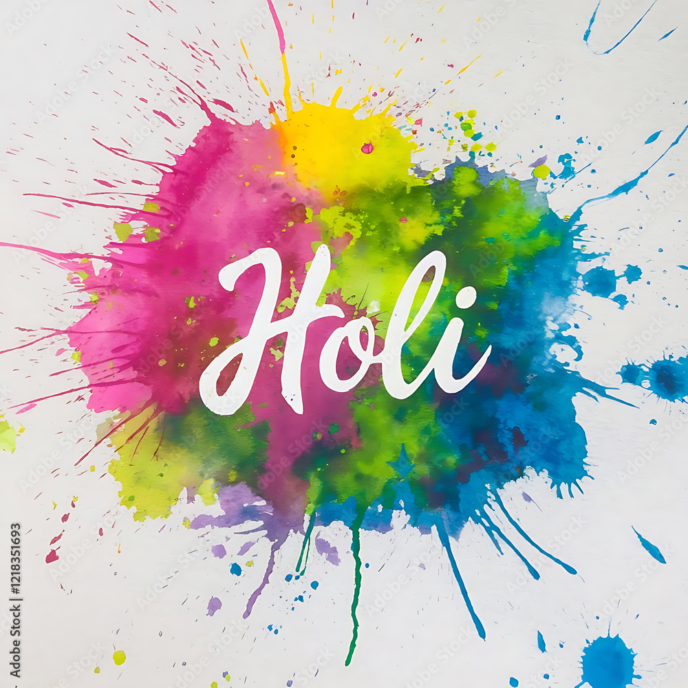 Poster set of colorful paint splatter texture