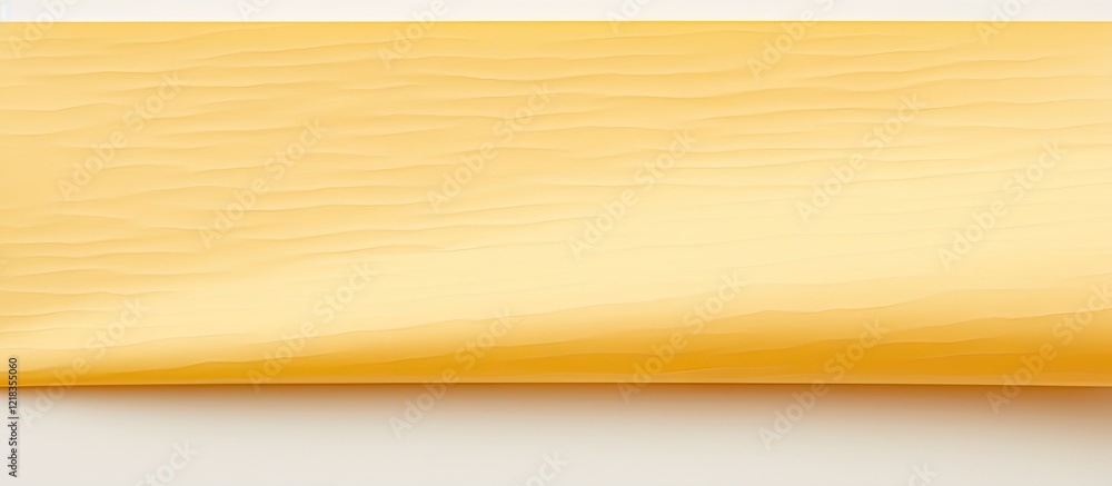 Poster Yellow lined note paper placed horizontally against a clean white background creating a bright and inviting copy space for text or design elements.