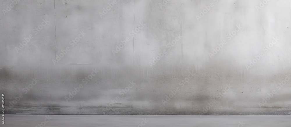 Poster smooth gray concrete wall texture background with subtle variations and ample copy space ideal for d