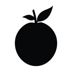 Orange Silhouette Vector Illustration