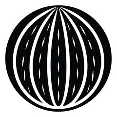 Watermelon Silhouette Vector Illustration