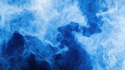 Fototapeta premium a blue cloud with a black background