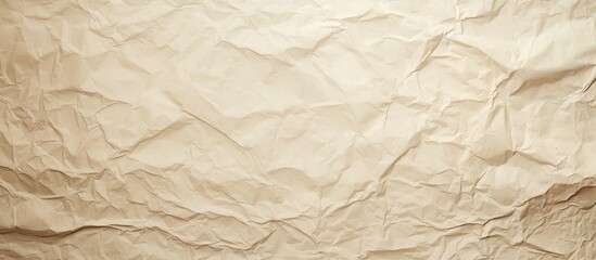Obraz premium Vintage textured paper background in soft beige tones with subtle crumples providing ample space for overlaying images or text elements