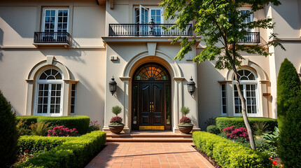 Magnificent Mansion: Classic Architecture and Luxurious Exterior Design