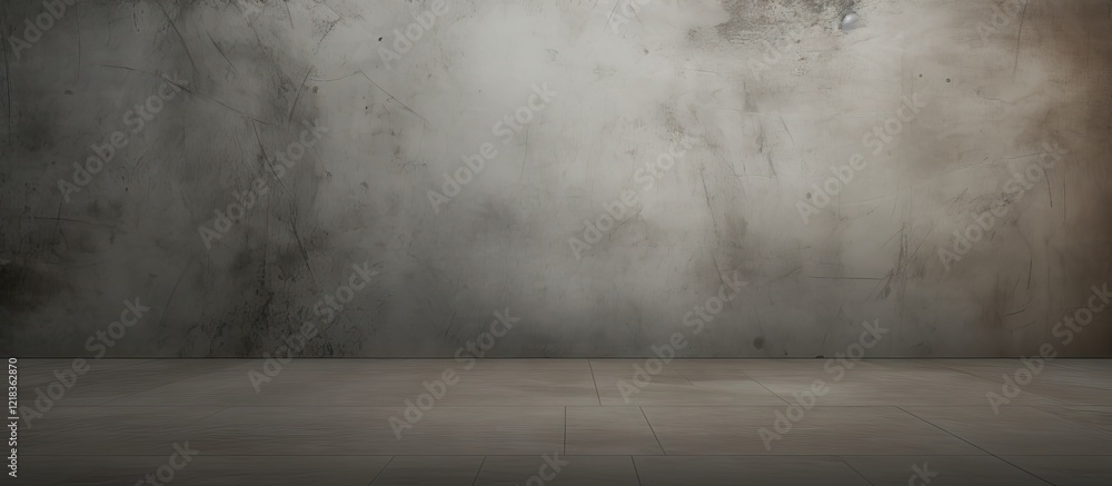 Fototapete concrete grey texture background with subtle shading, open space at center for text placement, ideal
