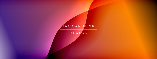 Gradient and shadow wave line geometric background. Vector Illustration For Wallpaper, Banner, Background, Card, Book Illustration, landing page