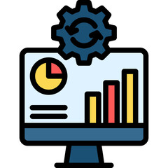 Online Analytic Processing Icon
