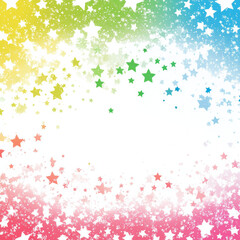 Colorful starry gradient background with vibrant hues