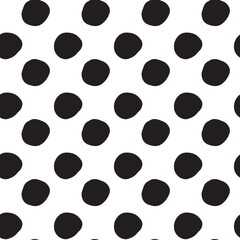 black and white seamless patterns with marker and ink in minimalist Scandinavian style