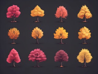 Obraz premium Warm tone floral background