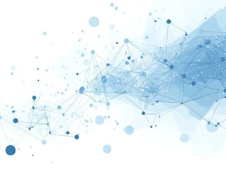 Obraz premium Abstract network connection background.