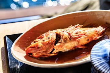 Deliciously Prepared Whole Fried Fish Dish