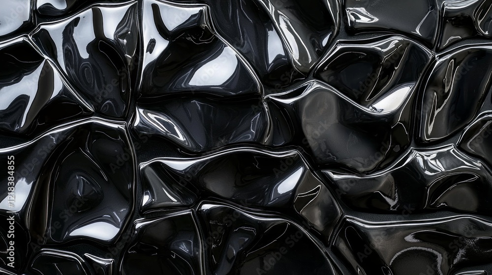 Poster a stunning display of seamless black ceramic roof tiles introduces a sleek texture and contemporary 
