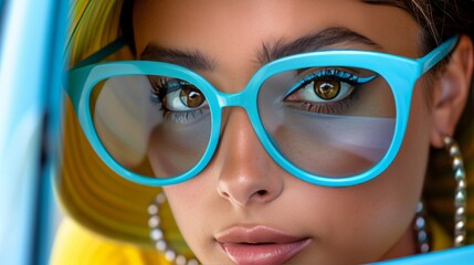 Stunning fractal mirror image effect mockup for creative design projects and presentations