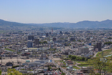 Obraz premium 松本市街（長野県松本市）