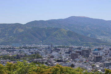 Obraz premium 松本市街（長野県松本市）