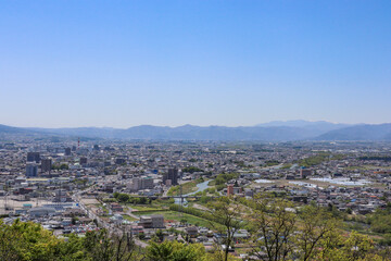 松本盆地（長野県松本市）