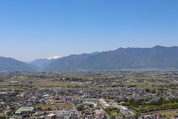 松本盆地（長野県松本市）